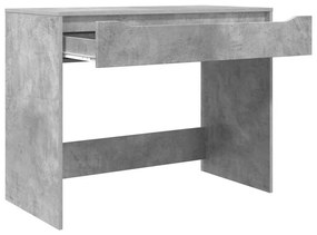 vidaXL Asztal fiókkal tárolóval Beton Szürke 100 x 50 x 78 cm Faanyag