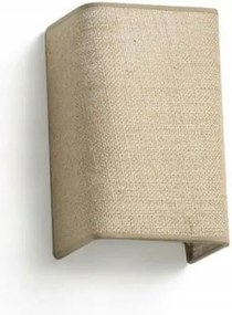 Faro Otton Rct fali lámpa, függőleges juta, fehér acél E27 IP20