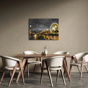 Óriáskerék a szürkületbe képe (70x50 cm)