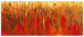 Kép - Festett absztrakció (120x50 cm)