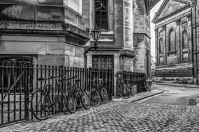 Poszter 30x20cm Kerékpárok a járdán, Assaf Frank