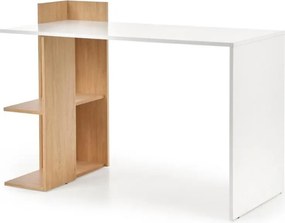 Polcos íróasztal 120x52x87,5cm barna FUR1231-2