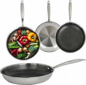 Serpenyő Non Stick Bevonat Méhsejt Szerkezet Hexagonal Hybrid 24CM