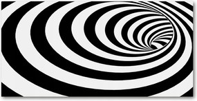 Fotótapéta üveg falra Csíkos spirál 140x70