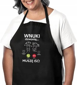 Az unokák telefonálnak, mennem kell Konyhai Kötény Ajándék