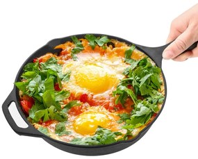 Grill öntöttvas serpenyő ø 25 cm LITINA – Orion