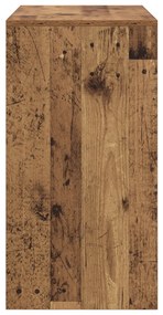 vidaXL Rusztikus Íróasztal Régi Fa Felület Fa 80 x 40 x 76 cm