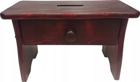 Pácolt Szék Fiókkal Mahagóni Zsámoly Bömbölő Etetőszék Zydel