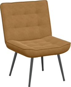 vidaXL barna bársony pihenőfotel 64 x 74 x 84 cm