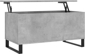 vidaXL betonszürke szerelt fa dohányzóasztal 90x44,5x45 cm