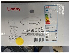Lindby Lindby - LED Dimmelhető csillár zsinóron LUCY LED/37W/230V LW1080