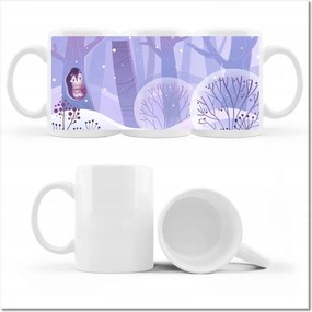 Bagoly mintás bögre téli időszámításra