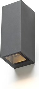 RENDL DESMOND II fali lámpa antracitszürke 230V GU10 2x35W IP44