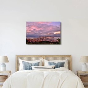 Kép - Alkonyat a város felett (90x60 cm)