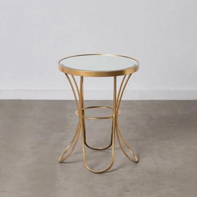 Kisasztal 48 x 48 x 62 cm arany színű kerek