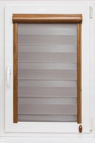 Rolók Nappal Éjszaka Fahatású Kazettás 42X150