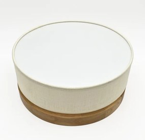 Brilagi - BELLADONNA LED mennyezeti lámpatest LED/20W/230V átm. 30 cm krémszínű/tölgy