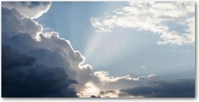 Fotó üvegkép Felhők az égen 140x70