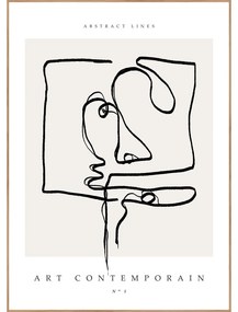 Kép 70x100 cm Art Contemporain – Malerifabrikken