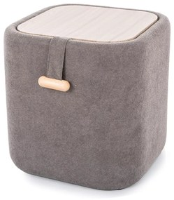 Szürke NAP puff tárolóval 37x37 cm