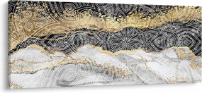 Kép - Mandala márványból (120x50 cm)