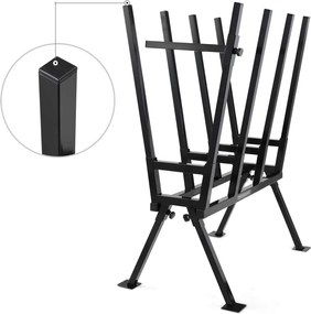 AXEL fűrészbak, 77x50x105cm, fekete Gardebruk