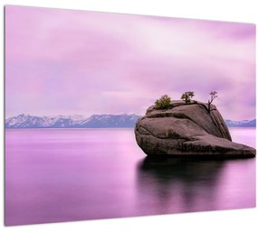 Kő a tengerben képe (70x50 cm)