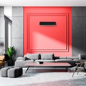 LED Fali lámpa PIERCE LED/12W/230V 30 cm fekete