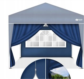 2 db-os pavilonfal szett 3 x 3m Kék