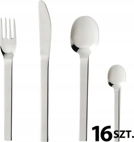 Kimana Westwing evőeszköz szett ezüst, rozsdamentes acél 16 részes
