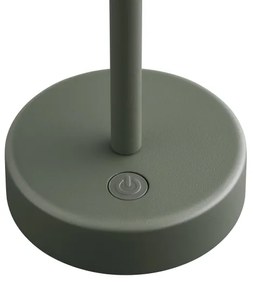 Nordlux - ELLEN LED/2,8W/3,7V IP44 zöld, állítható fényerő, asztali lámpa