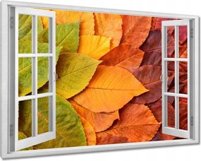 Vászonkép 120x80 Őszi színes levelek Levelek az ősz színeiben
