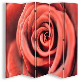 Gario Paraván Rózsa virág makro méretarányban Méret: 180 x 170 cm, Kivitelezés: Klasszikus paraván