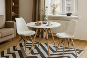 Modern Szék Fa Lábakkal 49 x 53 x 81,5 cm