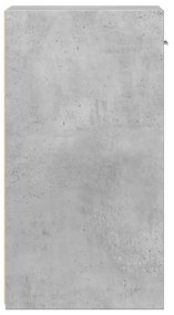2 db betonszürke szerelt fa éjjeliszekrény 35 x 34 x 65 cm