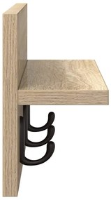 Fali Kabáthorog sonoma tölgy 40 x 10.5 x 18 cm Faanyag