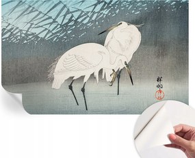 Öntapadós tapéta Divatos 3D fali ragasztóval Finom madarak 416x254 cm