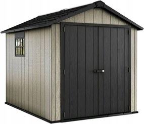 Műanyag kerti házikó Szerszámtároló 287x229cm Abiko