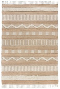 Medina bézs juta szőnyeg, 120 x 170 cm - Flair Rugs