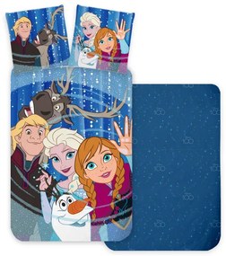 Disney Jégvarázs Friends ágyneműhuzat 140×200cm, 70×90 cm