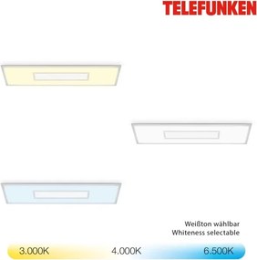 LED RGBW dimmelhető panel LED/20W/230V ezüst + távirányító