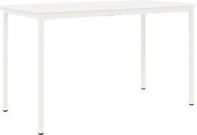 vidaXL Bárasztal Fehér 110 x 55 x 105 cm Tömör fenyőfa