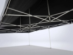 Party sátor 8 × 4 m PROFI HEXA, Fekete