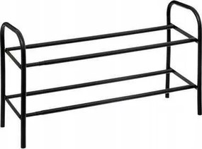 Cipőtartó Állvány fekete fém 10 Pár Cipőhöz