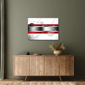 Absztrakt kép (üvegen) (70x50 cm)