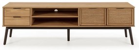 Borovi fenyő TV-állvány 180x52 cm Natasha – Marckeric