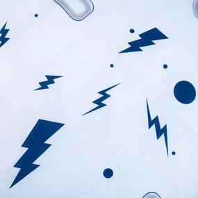 3D pamut ágyneműhuzat GAME OVER kék, 100% pamut Ágyneműhuzat mérete: 70 x 90 cm | 140 x 200 cm