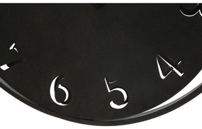 Circle fekete falióra, ⌀ 60 cm - Mauro Ferretti