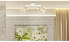Fehér-natúr színű mennyezeti lámpa ø 10 cm Atarri – Candellux Lighting