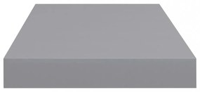 szürke MDF lebegő fali polc 50 x 23 x 3,8 cm